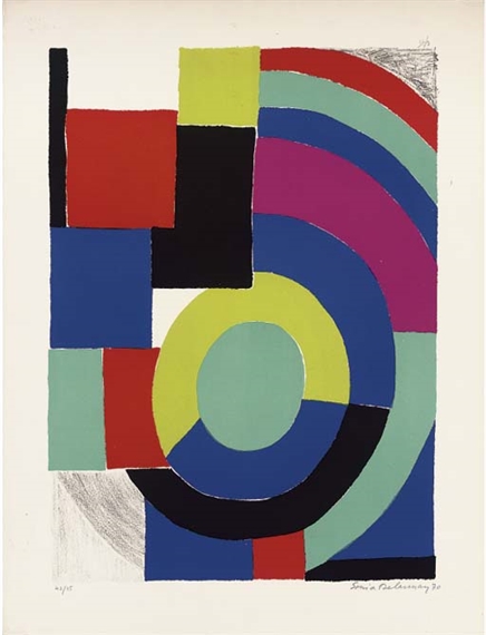 La verte by Sonia Delaunay, 1970