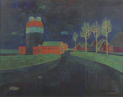 Artwork by Dirk Breed, Barsingerhorn, Made of oil on canvas