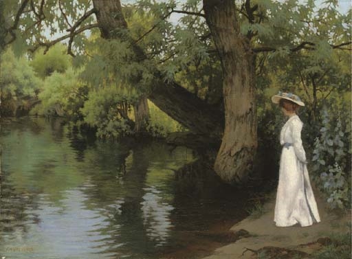 Beneath the willows by Alfred Henry Dyer, 1905