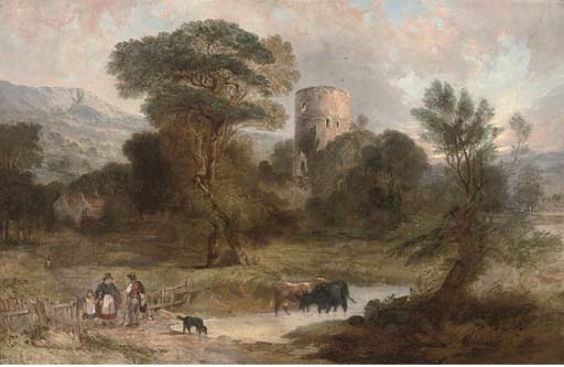 Alexander Frederick Rolfe | Tretower, Breconshire (1846) | MutualArt