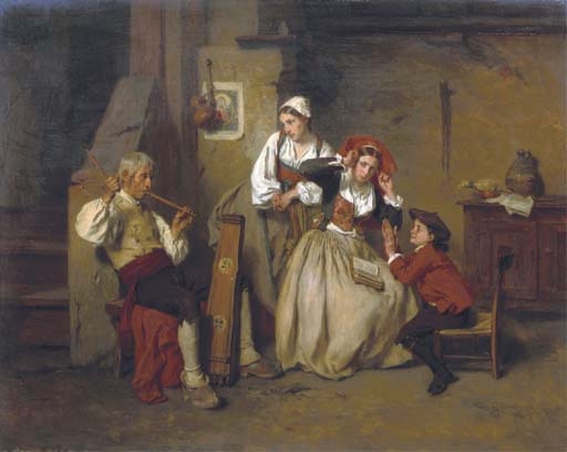 Practice makes perfect by Alexandre-Marie Guillemin