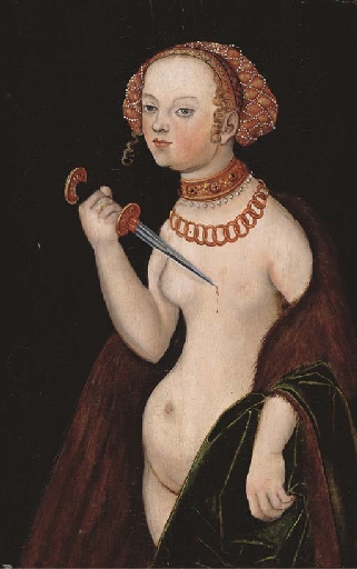 Lucretia by Lucas Cranach the Younger