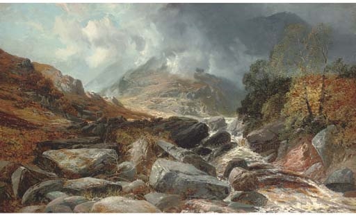 Clarence Roe | Mist over the Highlands | MutualArt