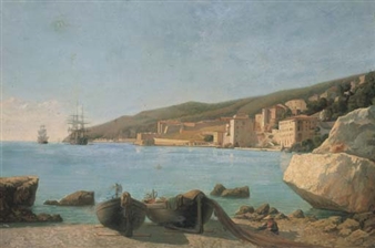 Le port de Villefranche - Felix Malard