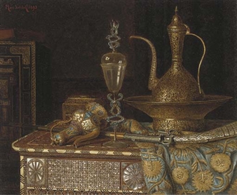 Orientalist still life - Max Schödl