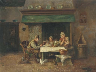 Dinner-time - J. Van Seijpreins