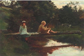 The first bite - Charles Martin Hardie