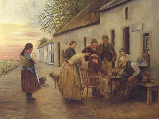 The game of draughts by Charles Martin Hardie, 1887