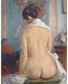 Seated nude - Stuart Scott Somerville