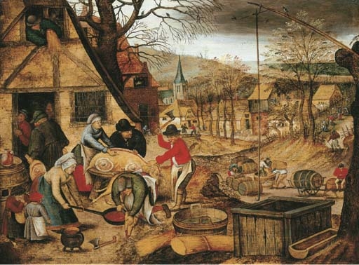 Autumn: An Allegory of one of the Four Seasons by Pieter Brueghel the Younger