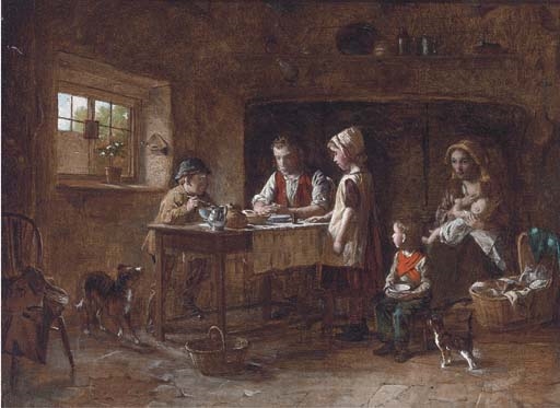 Grace before meal by William Hemsley