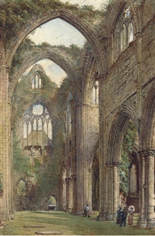 The transept, Tintern Abbey - George A. Stewart