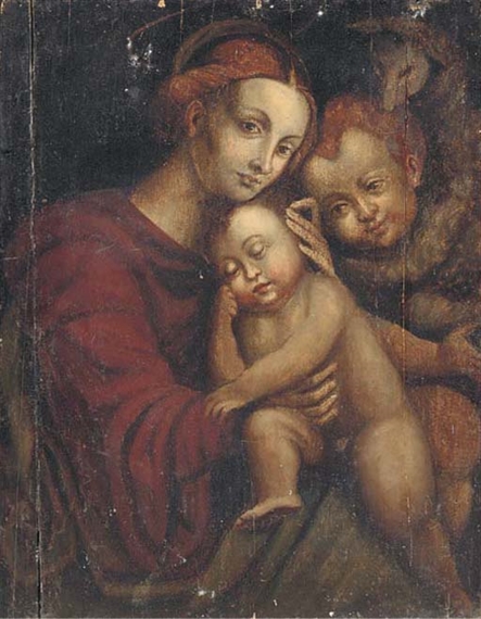 Bernardino Luini | MADONNA AND CHILD | MutualArt