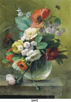 A pair of mixed summer bouquets - Arthur Chaplin