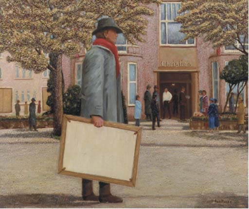 Artwork by August Hess, Trading at Christie's, Amsterdam, Made of oil on canvas