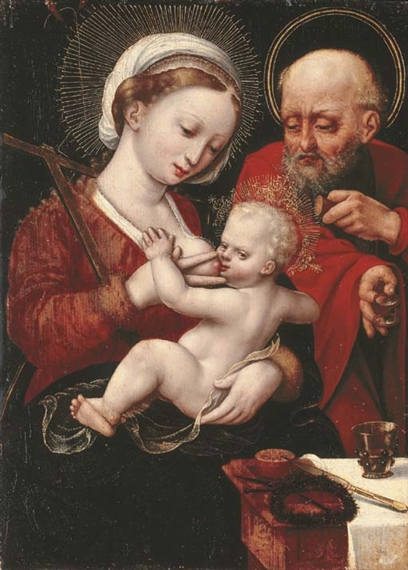 The Master of the Parrot | The Holy Family | MutualArt