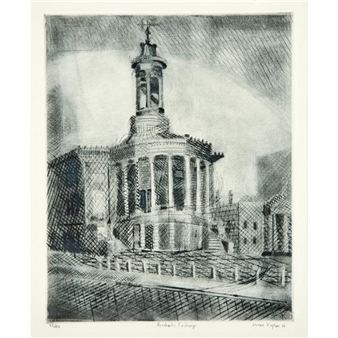 6 works; Merchant"s Exchange; Logan Circle; State House; City Hall; Strawberry Mansion Bridge; Christ Church - Jerome Eugene Kaplan