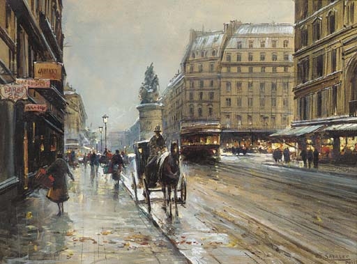 L'équipage en route à Paris by Juan Bayón Salado