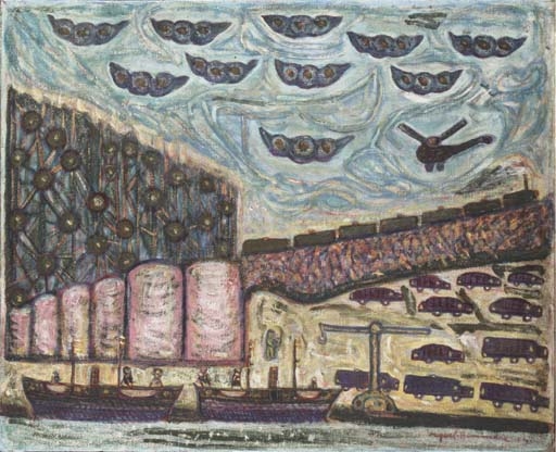 Artwork by Miguel Hernandez, Passage Ronce Paris, Made of oil on canvas