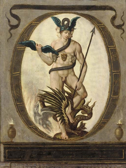 An Allegory of Alchemy by Bartholomeus Spranger