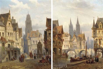 Rouen; and Abbeville - Felice Auguste Rezia