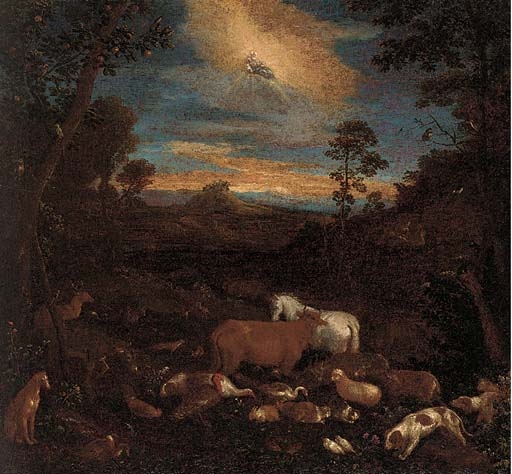 Flemish School 17th Century | Adam and Eve in the Garden of Eden ...