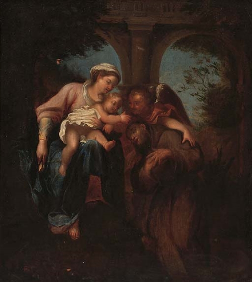 Sacra conversazione by Italian School, 18th Century