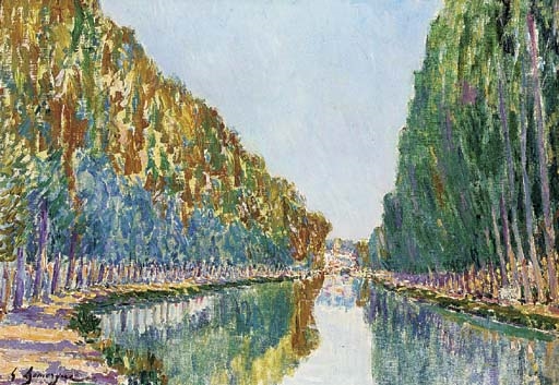 Canal St. Martin by Gastone Domergue