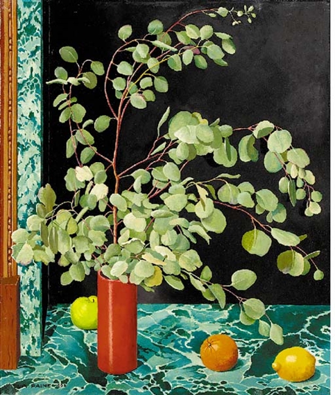 Eucalyptus with Fruit by Ula Paine, 1962