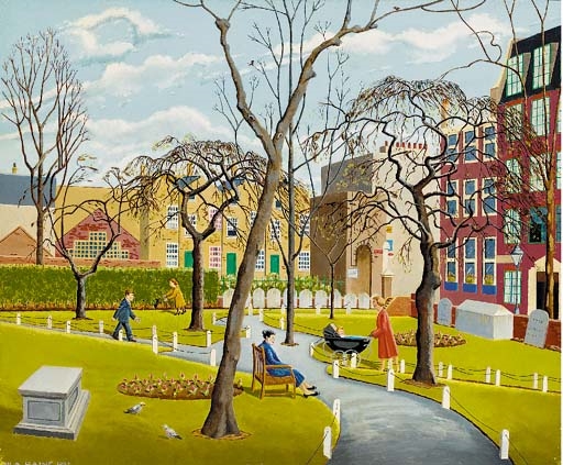 A ride in the Pram by Ula Paine, 1957