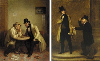 Before and After the Election, A Pair - George Washington Allston Jenkins