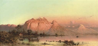 Lago di Aronzo: late afternoon by the lake - Aleksander Piotr Swieszewski