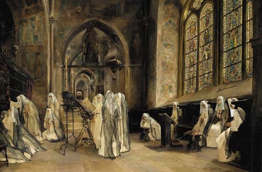 Evensong by José Gallegos y Arnosa, 1892