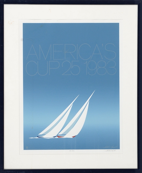Keith Reynolds AMERICA'S CUP 25 - 1983 Newport USA Official