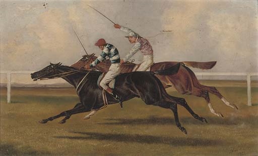 The Duke of Beaufort's Petronelle and the Duke of Hamilton's Moonshine by Alfred Wheeler, 1890