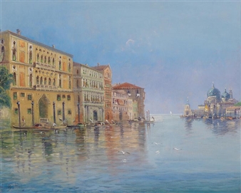 Venetian Scene - L. Bertini