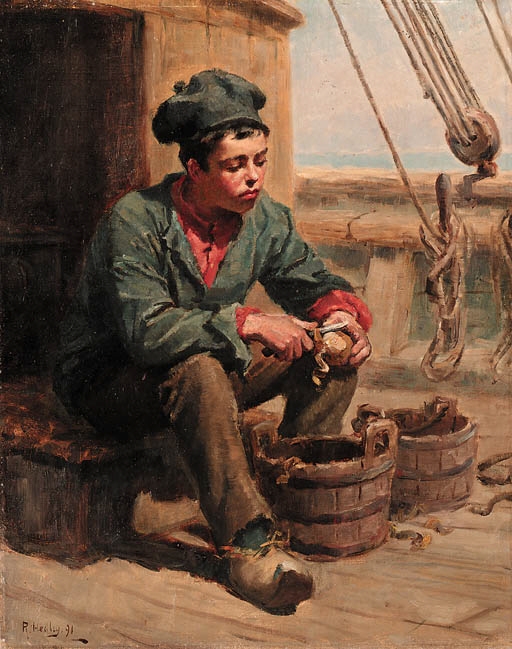 Ralph Hedley | The Cabin Boy (1891) | MutualArt
