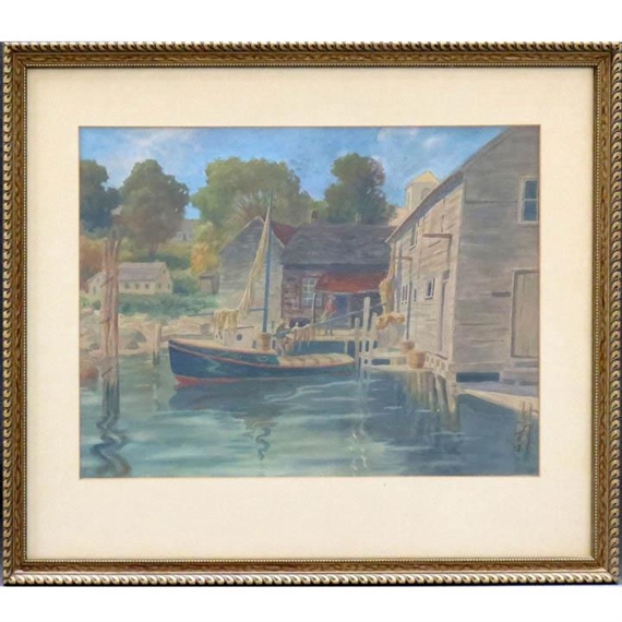 Joseph Lauber LOBSTER WHARFNOANK CONN MutualArt