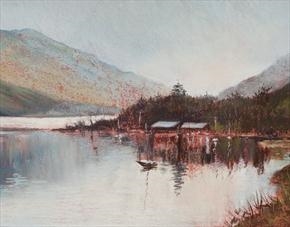 LOCH SCENE by Margaret Evans