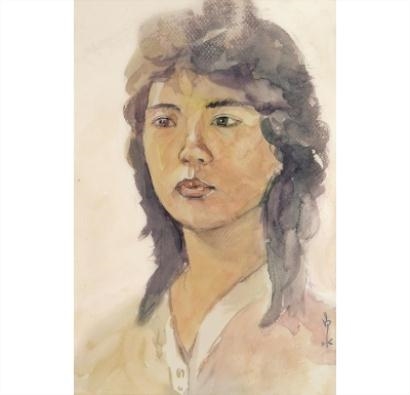 Young Lady by Ma Pai-Sui