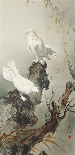 Doves by Lee Man Fong