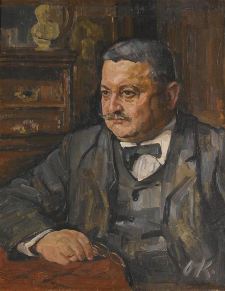 PORTRAIT VON LUDWIG QUITTNER by Oskar Kokoschka, 1906