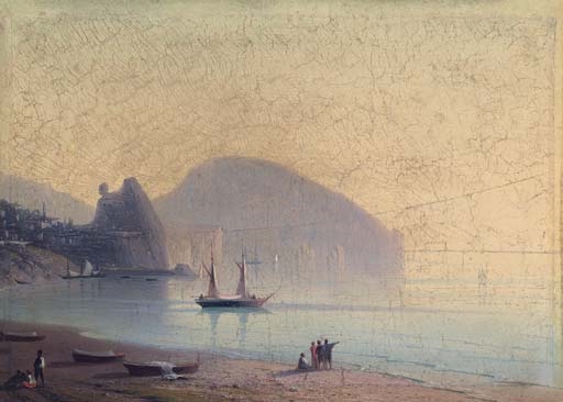 Morning mists over Ayu Dag