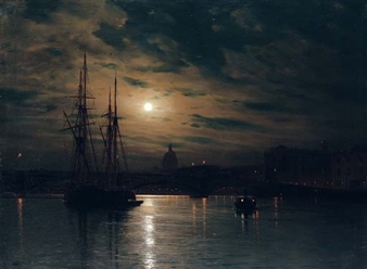 Night on the Neva, St. Petersburg - Lev Felixovich Lagorio