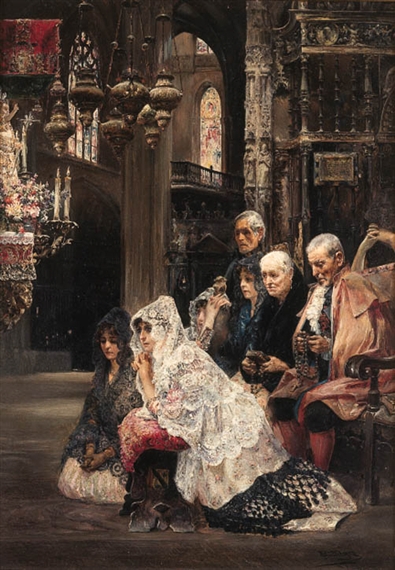 The wedding ceremony by José Gallegos y Arnosa