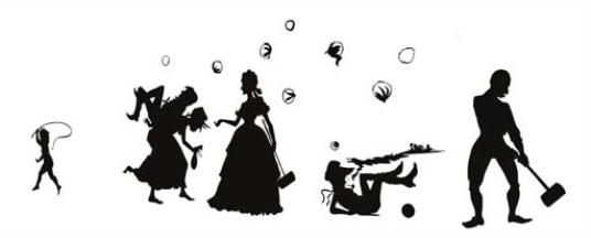 Mastah's Done Gone by Kara Walker, 1998