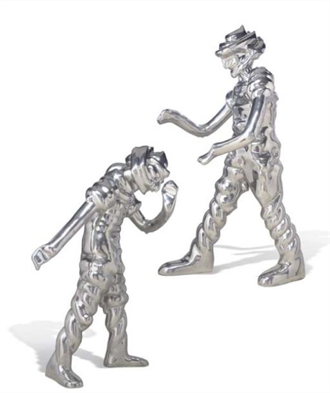 Grosse Geister no. 9 and no. 14 by Thomas Schütte, 1997