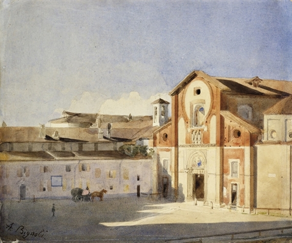 Piazza San Marco, Milano by Antonio Bignoli