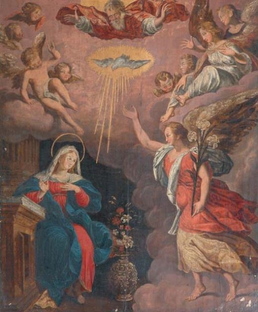 The Annunciation by Marcello Venusti