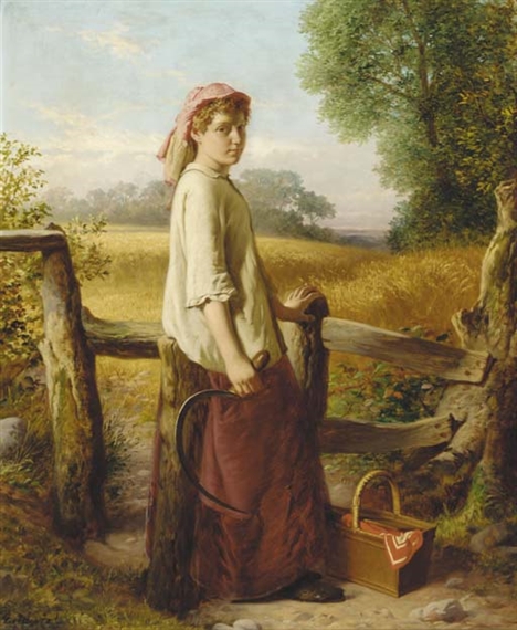 The gleaner by William Henry Midwood